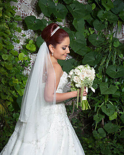 Foto de boda novia sola